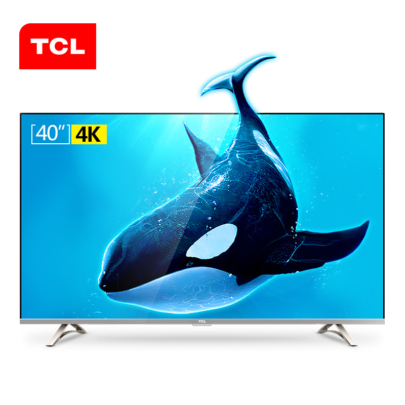 TCL D40A620U 40英寸真4K超高清智能安卓LED网络平板液晶电视机43