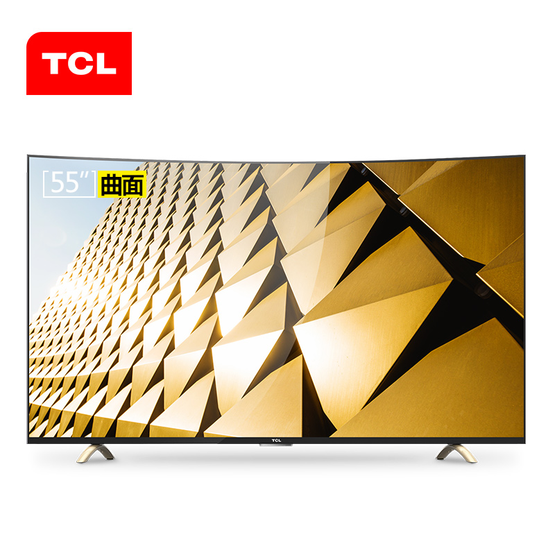 TCL D55A9C 55吋曲面4K超高清超薄智能网络LED液晶曲屏电视机