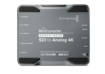 Mini Converter Heavy Duty SDI to Analog 4K 